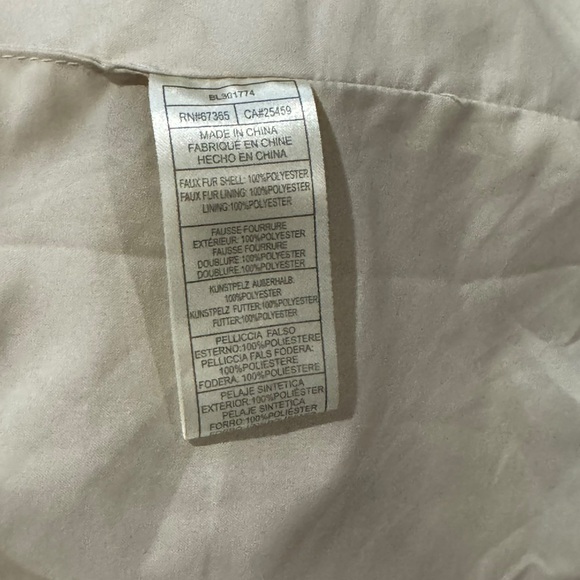 BB Dakota by Steve Madden Cream Faux Fur Vest EUC Bohemian Coastal Soft Floof - Picture 5 of 11